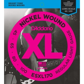 DAddario ESXL170 XL Nickel Serisi Elektro Gitar Tel Seti (45-100 - Nickel Wound)