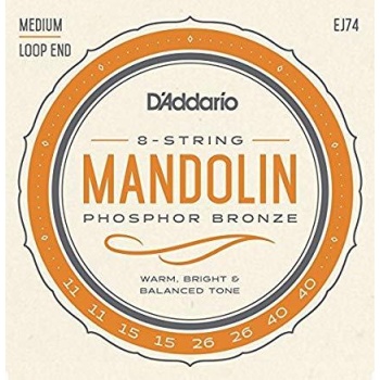 DAddario EJ74 EJ Serisi Mandolin Tel Seti (Medium Tension)