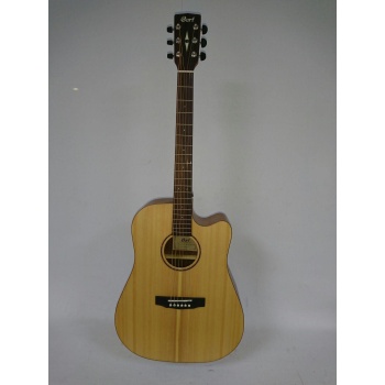 Cort EARTHGRAND BW CFM Elektro Akustik Gitar | Çantalı Cutaway Gövde