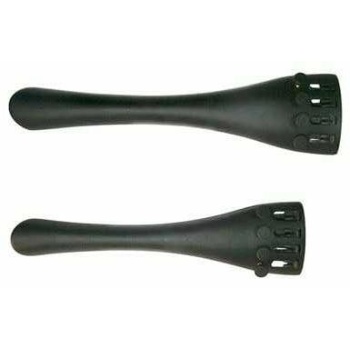 Valencia CETP5044 Çello Kuyruğu (Tailpiece) 4/4 | Metal Alaşım - 4 Fiks Yuvası - Siyah