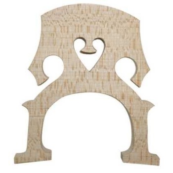 Valencia CEBR10044 Çello Eşiği (Bridge) 4/4 | Masif Akçaağaç - Fransız Tipi - İşlenmemiş