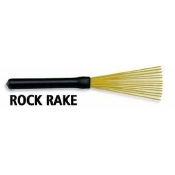 Vic Firth BRR Rock Rake Tel Fırça (Sarı Naylon) | Sert Naylon Teller - Yüksek Ses - Dayanıklı