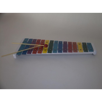 Maxtone Bl15 8 Notadan Oluşan Renkli Masa Zil Seti (başlangıç/eğitici Seviye) | Çocuklar İçin İdeal, Canlı Renk Kodlamalı Notalar Ve Kristal Netliğinde Sesler