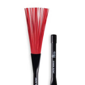 Vic Firth BJR Jazz Rake Fırça (Plastik) | İnce Plastik Teller - Yumuşak Caz - Esnek