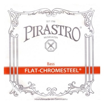Pirastro 342000 Flat-Chromesteel Solo Set Kontrabass Teli | Saf ve Net Ses Karakteri, Pürüzsüz Yay Teması, Solo Kalitesi