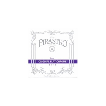 Pirastro 347000 Original Flat-Chrome Solo Set Kontrabass Teli | Geleneksel Sıcak Ses, Yüksek Ses Hacmi, Profesyonel Tercih