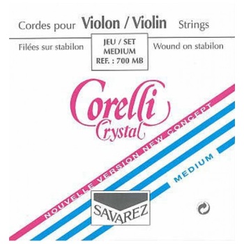 Savarez 630107 Corelli Crystal A ( La) Tek Dal Keman Teli | Parlak ve Net Tını, El Cilası İşçiliği, Hassas Akort Kararlılığı