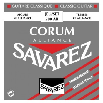 Gewa 656077 Savarez Alliance Corum 500AR Klasik Gitar Teli | Esnek Corum Bas Telleri ile Rahat Çalım ve Parlak Karbon Tiz Sesler