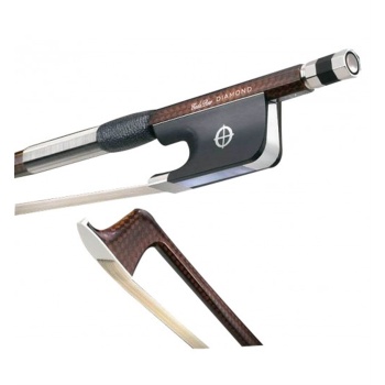 Coda Bow DNC4 NX Karbon Çello Arşesi (4/4) | Ağaç Rengi Kaplama ile Klasik Estetik Karbon Fiber ile Güçlü Akustik İletkenlik