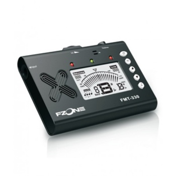 Fzone FMT330 Kromatik Metrotuner | Gitar ve Keman Uyumlu Geniş Ekran Kolay Kullanım ve Akort Kararlılığı