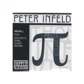 Thomastik PI04 Peter İnfeld G ( Sol ) Tek Dal Keman Teli | Parlak ve Net Tını, El Cilası İşçiliği, Hassas Akort Kararlılığı