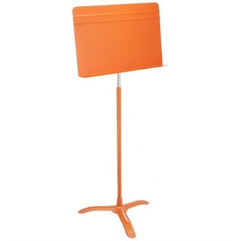 Manhasset 48-ORG Vidasız Profesyonel Nota Sehpası (Turuncu) | Tek Elle Yükseklik Ayarı Sağlayan Vidasız Mekanizma Sahneye Renk Katan Turuncu Tasarım