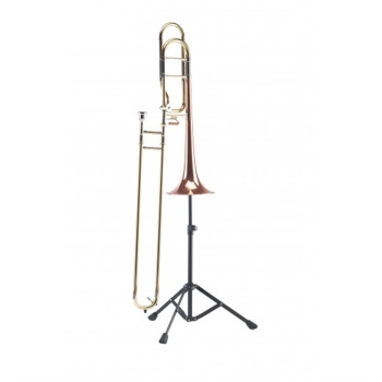 K&M 14990-000-55 Trombon Sehpası (149/9) | Yüksekliği Ayarlanabilir Profesyonel Destek Trombon İçin Güvenli ve Sarsılmaz Duruş