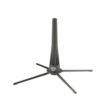 Konig & Meyer 18020-000-55 Kompakt Obua Sehpası (Siyah) | 4 Ayaklı Maksimum Stabilite Tasarımı Enstrüman Başlığına Sığabilen Portatif Yapı