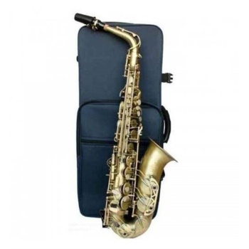 Buffet Crampon BC8401-4-0 400 Seri Eskitme Alto Saksafon | Mat Antik Görünüm Zengin ve Koyu Caz Tonları El İşçiliği Gravür Detaylar