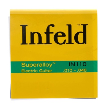 Thomastik IN110 İnfeld 0.10 Takım Elektro Gitar Teli | Üstün Ses Dengesi, Hızlı Yay Tepkisi, Profesyonel Orkestra Standartı