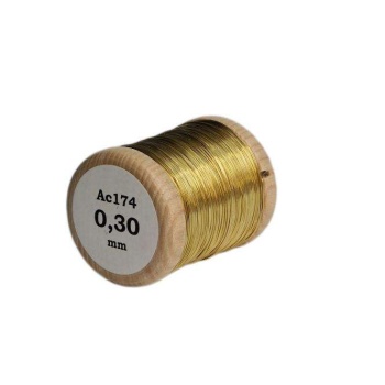 Chiarugi AC.174.03 Obua Kamış Bağlama Teli (0.3mm) | Esnek ve Dayanıklı Metal Yapı Kamışı Mantara Sabitlemek İçin İdeal Kalınlık