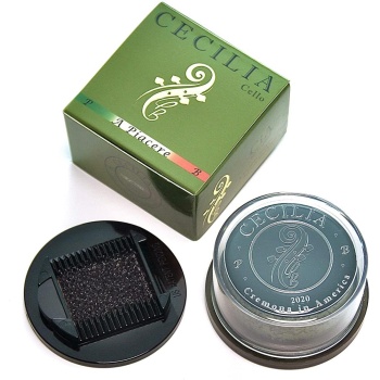 Cecilia CAPC Andrea Piacere Çello Reçinesi (Yayıcı Aparatlı) | Piacere Formülü ile Yumuşak ve Net Ses Dahili Spreader Aparatı ile Eşit Dağılım