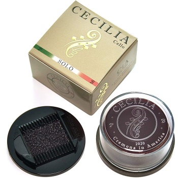 Cecilia CCS Andrea Solo Çello Reçinesi (Yayıcı Aparatlı) | Solo Performanslar İçin Güçlü Projeksiyon ve Net Atak Dahili Sürme Aparatlı