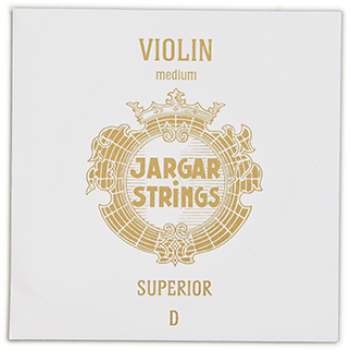 Jargar 630851 Superior Keman Re (D) Teli | Gümüş Sarım Orta Tansiyon Sıcak ve Kadifemsi Keman Tonları İçin En Üst Sınıf Seçim