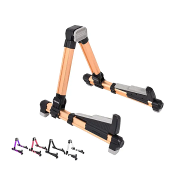 HBK M-40 Taşınabilir Renkli Gitar Sehpası | Ukulele ve Gitar İçin Uygun Kompakt Katlanabilir Yapı ve Dikkat Çekici Renk Seçenekleri