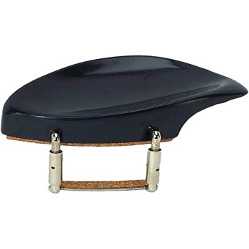 Gewa 431350 Teka Model Abanoz Keman Çeneliği | 4/4 - 3/4 Kemanlar İçin Uygun Ergonomik Teka Formu ve Saf Abanoz Malzeme Konforu