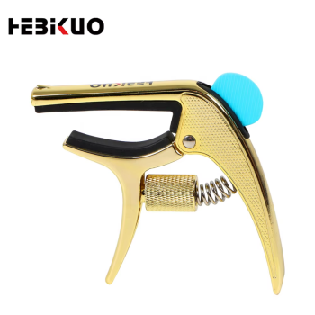 HBK BDJ-57 Penalı Gitar Kaposu | Klasik ve Akustik Gitar İçin Ortak Kullanım Sunan Üzerinde Pena Bölmesi Bulunan Profesyonel Kapo