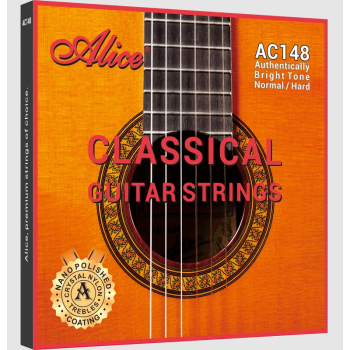 Alice AC148-N Kristal Klasik Gitar Teli (Normal) | Üst Düzey Malzeme Seçimi Konser Salonları İçin İdeal Ses Yayılımı ve Hassasiyet