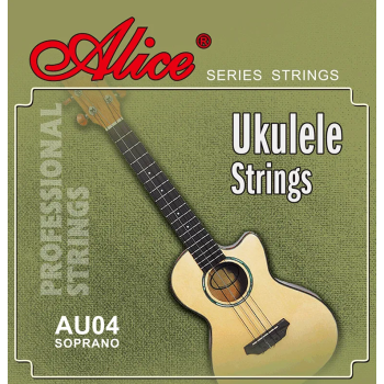 Alice AU04 Modified Nylon Ukulele Teli | Modifiye Edilmiş Naylon Yapı Parlak Ada Sesi ve Yumuşak Çalım Hissi