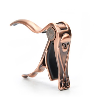 Alice A007H/PC Chrome Skull Akustik Gitar Kaposu | Kuru Kafa Tasarımlı Marjinal Stil Krom Kaplama Dayanıklı Gövde ve Net Ses