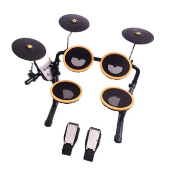 Nemesis DD06 Dijital Bateri Seti | Mesh Deri Pedler ile Sessiz ve Gerçekçi Çalım Hissi 200+ Dahili Ses ve Kayıt Özelliği