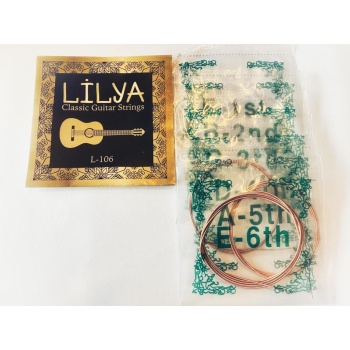 Lilya L106 Klasik Gitar Teli Seti | Başlangıç ve Orta Seviye İçin İdeal Yumuşak Çalım Dengeli Ses Dağılımı