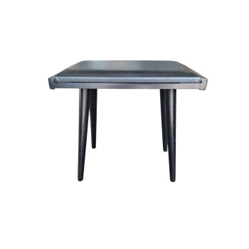 Karin PB100BK Dekoratif Piyano Taburesi (Siyah) | Yumuşak Deri Minder Şık Kapitone Tasarım Sabit ve Güvenli Oturma Alanı