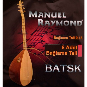 Manuel Raymond BATSK Kısa Sap Bağlama Teli (0.18) | Esnek Yapı Kolay Akort