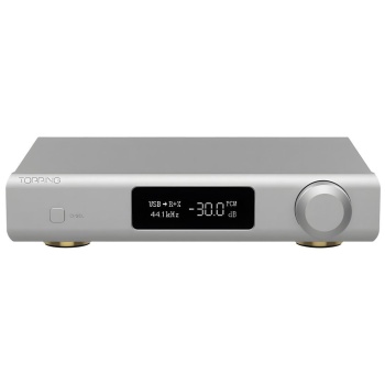 Topping Audio 01 0018 D90 III SABRE Balanced DAC Bluetooth Dönüştürücü (Gümüş) | En Üst Seviye Performans Dinamik Aralık