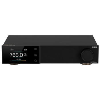 Topping Audio 01 0013 D70 PRO SABRE HiFi DAC Bluetooth Dönüştürücü (Siyah) | Aurora UI Arayüz Bluetooth 5.1