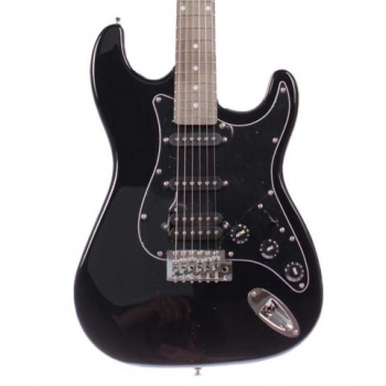 Angel AEG111-BK Siyah Elektro Gitar | Strat Tipi 3 Single Manyetik Çok Yönlü