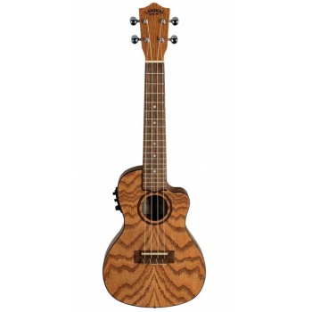 Lanikai OA-CEC Meşe (Oak) Concert Elektro Ukulele | Kesik Kasa Sahneye Hazır