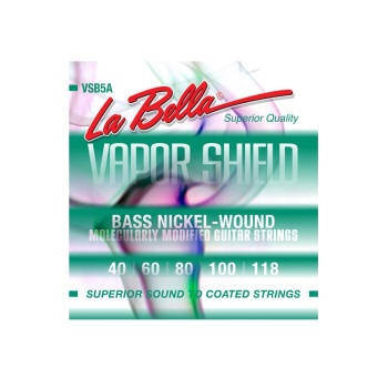 La Bella LB-VSB5A Bas Gitar Teli (Vapor Shield 5 Telli) | Uzatılmış Ömür Pürüzsüz Hissiyat