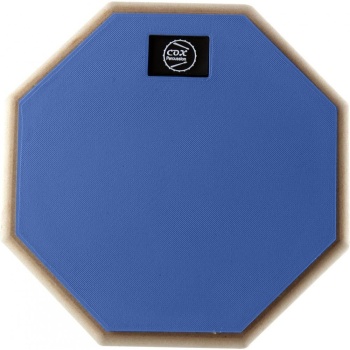 Cox PP-BL8 Çalışma Pedi (8 Mavi) | Sessiz Davul Egzersizi İçin Kauçuk Yüzey