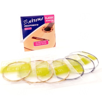 Extreme XCS27BK Siyah Klasik Gitar Teli | Özel Siyah Naylon Farklı Bir Tını