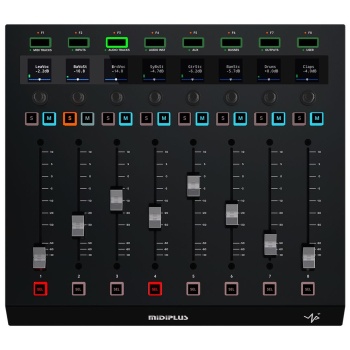 Midiplus 10 0015 UP+ USB Ses Arayüzü | 24-bit/192kHz Yüksek Çözünürlük Dahili DSP