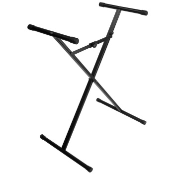 Ultimate Support 07 0048 Js-xs300 X Tipi Klavye Standı (başlangıç - Portatif Klavye Sehpası) | Tek Destekli X-profil, 5 Farklı Yükseklik Pozisyonu, Kolay Kurulum Ve Taşıma | Ölçüler: Maksimum Yükseklik 965 Mm