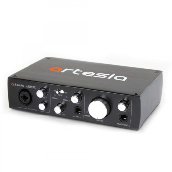 Artesia A-22XT USB AudioBox Ses Kartı | 2 Giriş/2 Çıkış 24-bit/96kHz Yüksek Çözünürlük