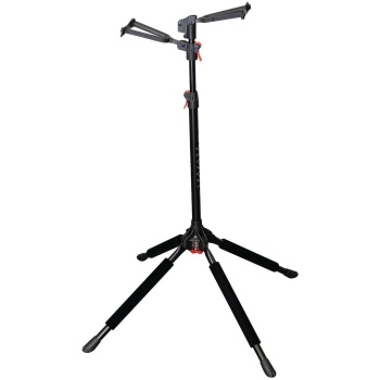 Ultimate Support 07 0041 Gs-102 Genesis İkili Gitar Standı (profesyonel - Çift Enstrüman Sehpası) | Yüksekliği Ayarlanabilir Askı Kolları, Güvenlik Kayışlı Kilit Sistemi, Tripod Ayak Yapısı | Ölçüler: Maksimum Yükseklik 1041 Mm