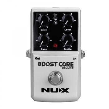 NUX BOOSTCD Boost Core Deluxe Booster Pedalı | Temiz Sinyal Yükseltme Drive ve Sparkle Modları