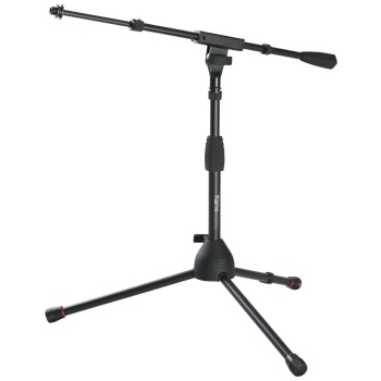 Gator Frameworks 07 0022 GFW-MIC-2621 Kısa Tripod Mikrofon Standı | Bas Davul ve Amfi Mikrofoni İçin İdeal