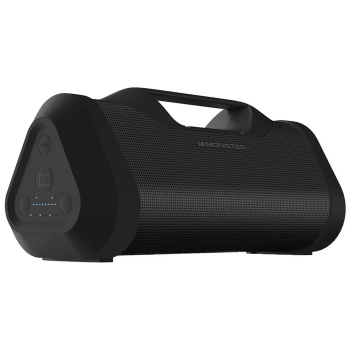 Monster Audio 05 0003 Blaster 3.0 Bluetooth Hoparlör (Siyah) | (120W) Güçlü Ses, IPX5 Şarj, Su Geçirmez Dış Mekan Tasarımı