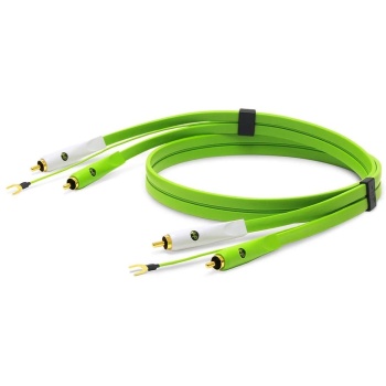 Neo Created by OYAIDE Elec. 03 0118 d+ RCA Class B Turntable Dj Kablosu (1.0 mt)  | Pikap Topraklamalı Gürültüsüz Vinil Sesi