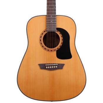 Washburn AD5 Apprentice 5 Serisi Naturel Akustik Gitar | Masif Ladin Kapak Başlangıç Seviyesi İçin Yüksek Kalite